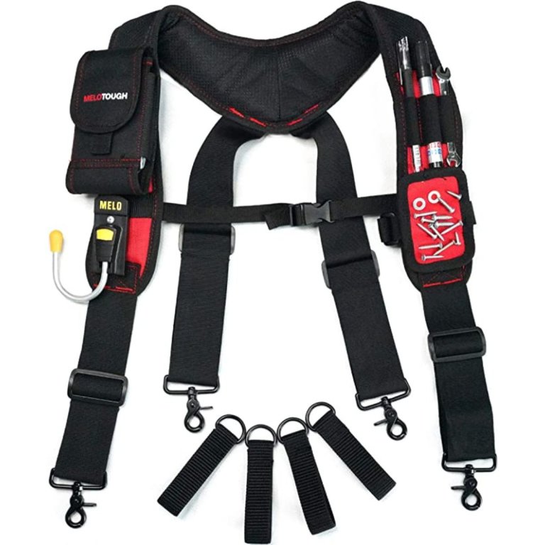 The Best Tool Belt Suspenders Option: MeloTough Magnetic Tool Belt Suspender Pro
