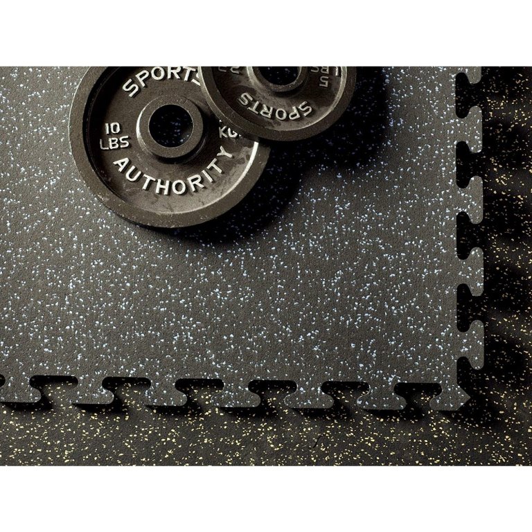  The Best Flooring For Basements Option: American Floor Mats Fit-Lock Rubber Flooring