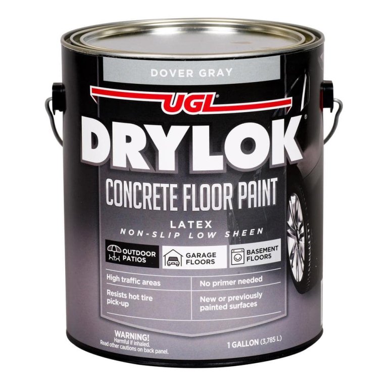  The Best Flooring For Basements Option: Drylok Dover Gray Concrete Floor Paint