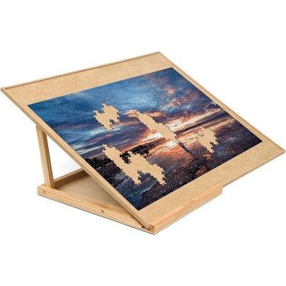 The Best Puzzle Tables Option: Becko Wooden Jigsaw Puzzle Board