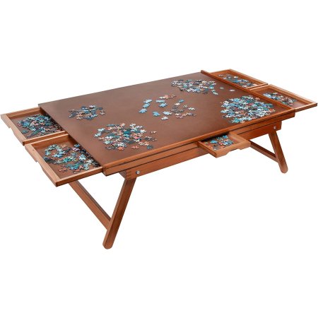  The Best Puzzle Tables Option: Jumbl Freestanding Wooden Puzzle Board