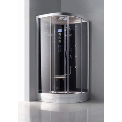 The Best Shower Kits Option: Athena Luxury One-Person Corner Steam Shower Kit