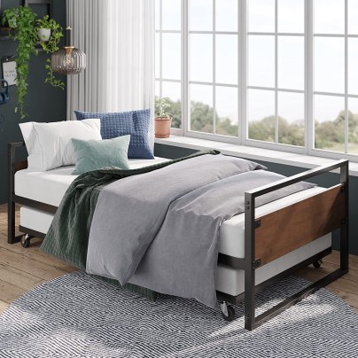 The Best Trundle Beds Option: Zinus Suzanne Daybed With Trundle
