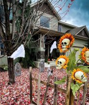 diy halloween yard decorations