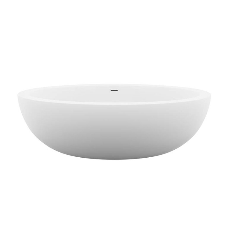  The Best Freestanding Tub Option Anzzi Lusso 75.5-Inch Man-Made Stone Bathtub