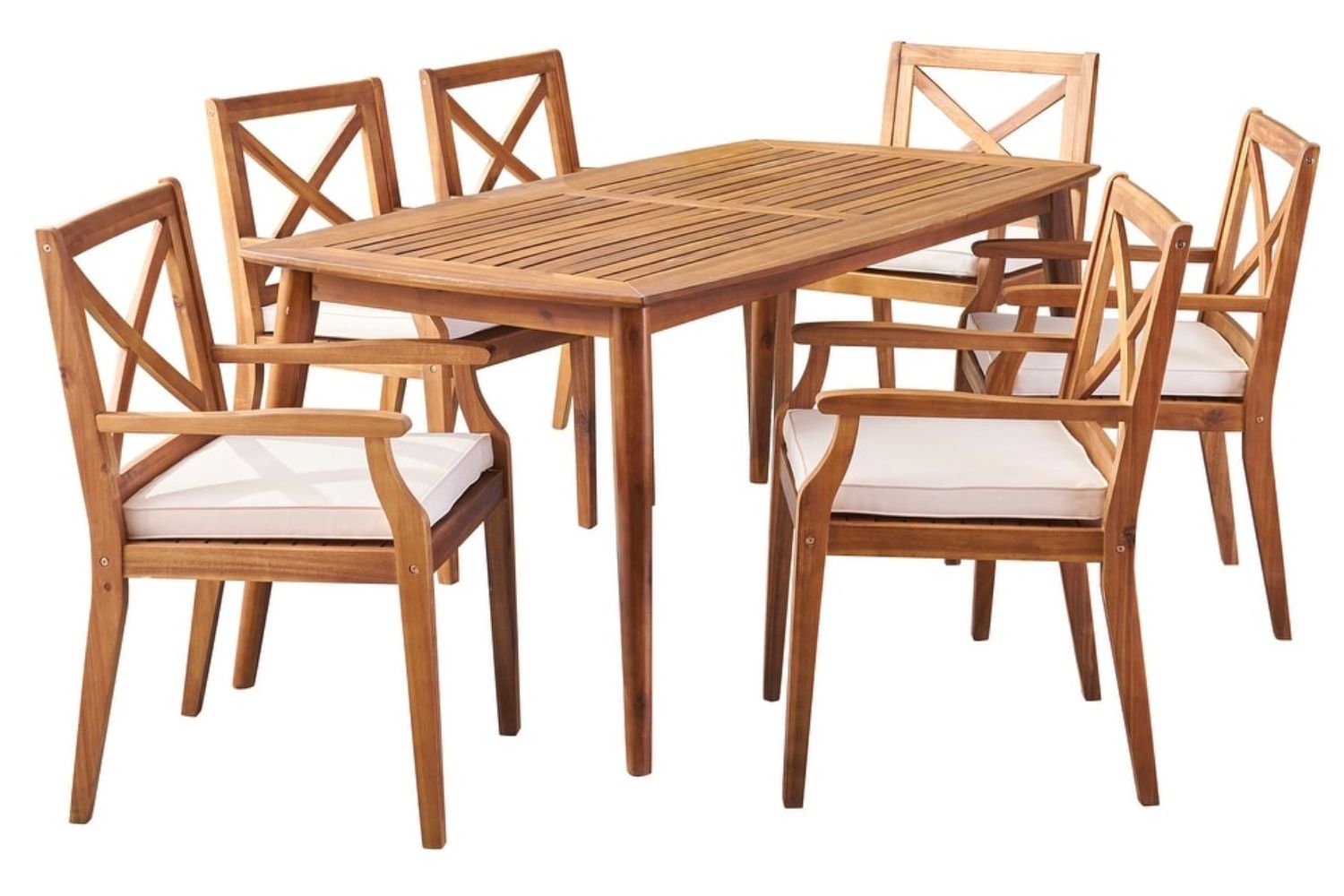 The Best Furniture Deals Option: Christopher Knight Home Llano Outdoor 7-Piece Acacia Dining Set