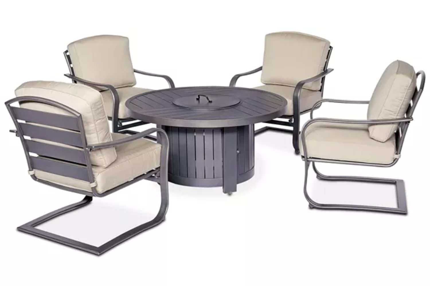 The Best Furniture Deals Option: Marlough II 5-Piece Round Fire Pit Chat Set