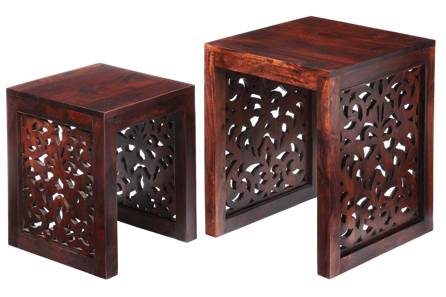 The Best Furniture You Can Find at Home Depot Right Now: Home Decorators Collection Maharaja Walnut 2-Piece Nesting End Table
