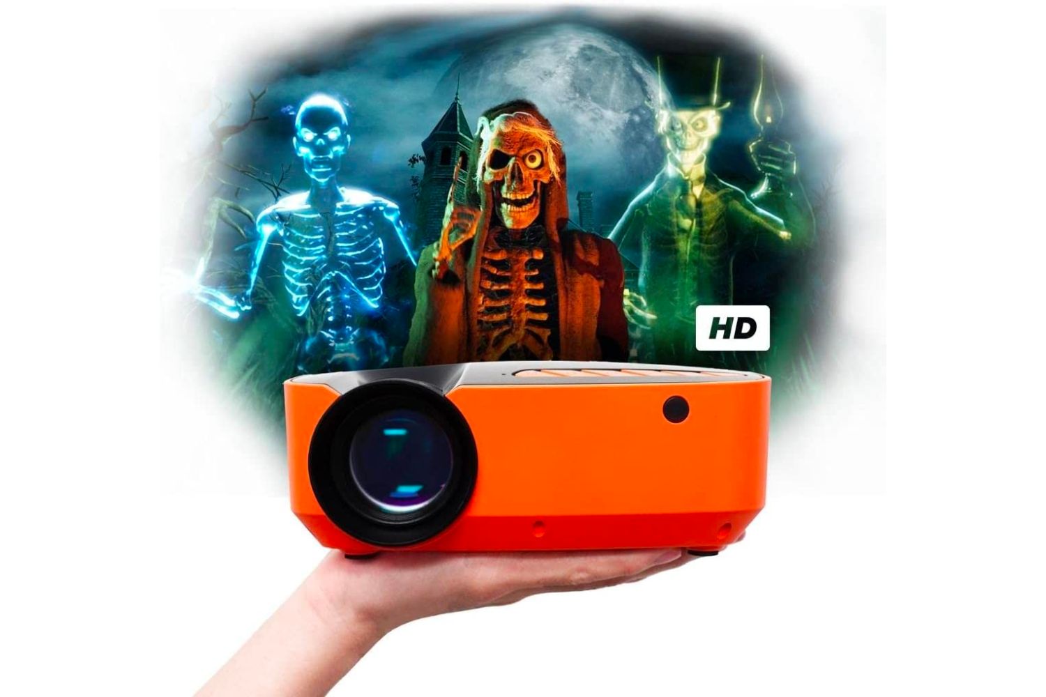 The Best Halloween Projectors Option: AAXA-HP3-Halloween-Projector