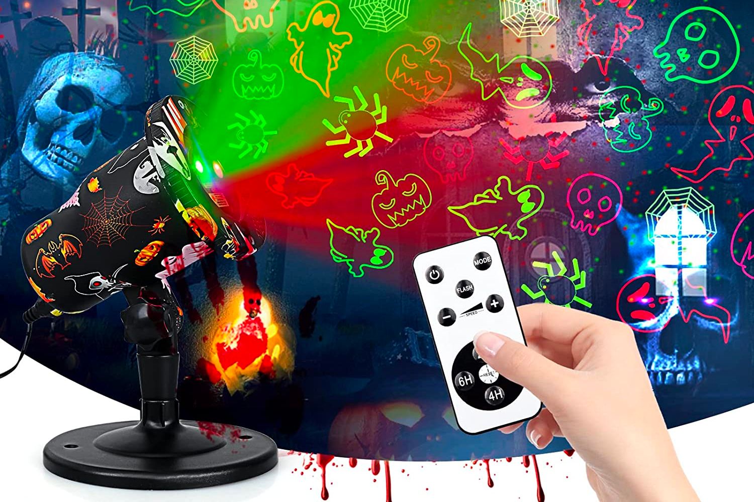 The Best Halloween Projectors Option: Yinuo Candle Store Laser Projector