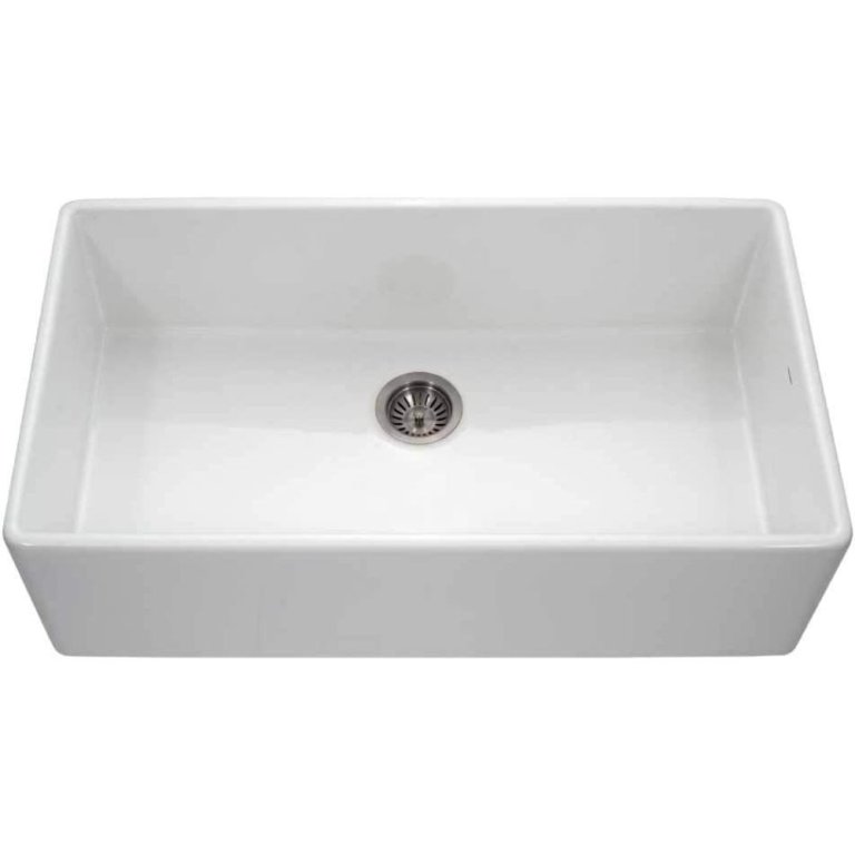  The Best Undermount Kitchen Sinks Option: Houzer Fireclay Apron Front Kitchen Sink
