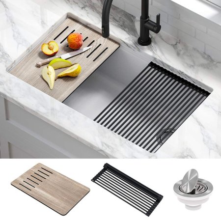  The Best Undermount Kitchen Sinks Option: Kraus Bellucci Workstation Granite Composite Sink