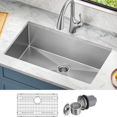 The Best Undermount Kitchen Sinks Option: Kraus Standart Pro 32-Inch Undermount Kitchen Sink