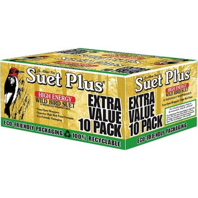 The Best Birdseed Option: St. Albans Bay Suet Plus High Energy Cakes 10-Pack