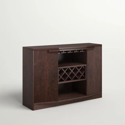 The Best Home Bars Option: Wade Logan Isabell Bar with Wine Storage