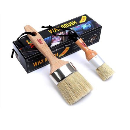 Modern Art Supplies Chalk and Wax Oval Paint Brushes