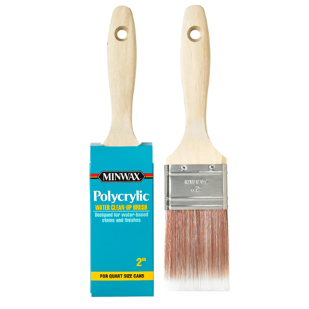 Minwax Polycrylic 2-Inch Flat Stain Brush