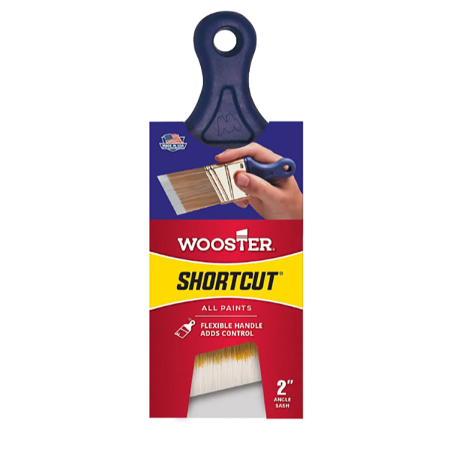 Wooster Brush Q3211-2 Shortcut Angle Sash Paint Brush