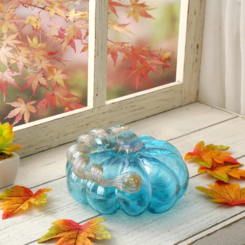 Wayfair-blue-pumpkin-meaning-Glass-Pumpkin
