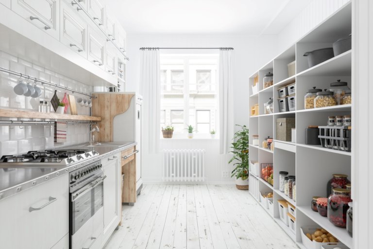 dirty kitchen - back kitchen and pantry