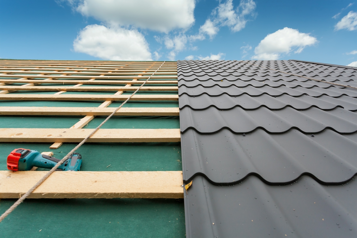 12 Ways to Make an Old Home More Energy Efficient - metal roof install