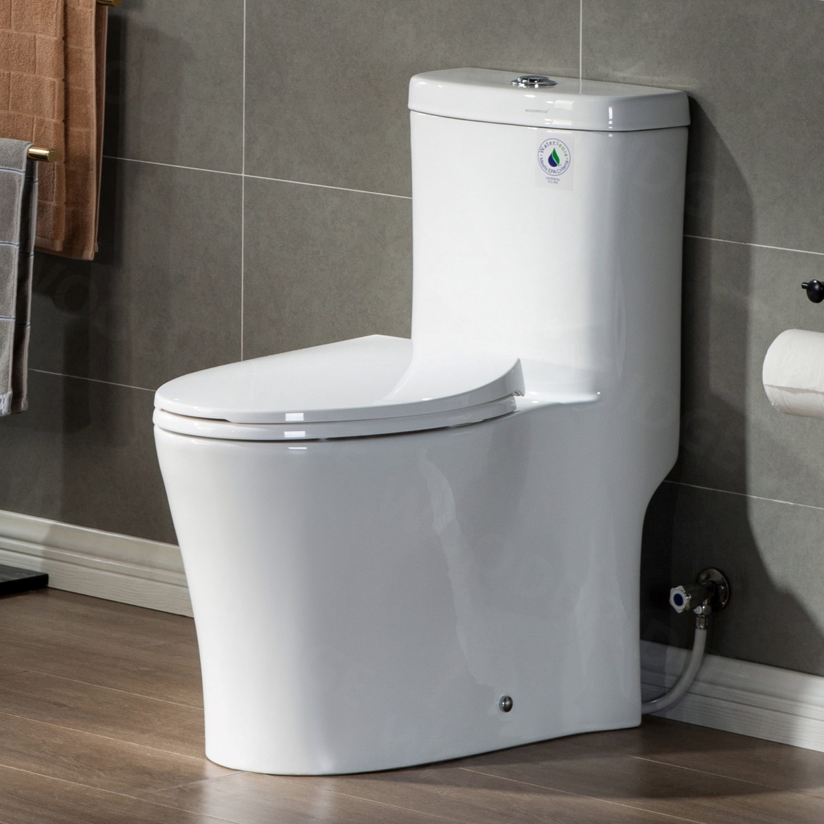 types of toilets - one piece toilet