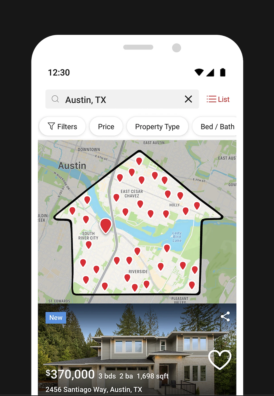 old houses for sale realtor dot com app screenshot