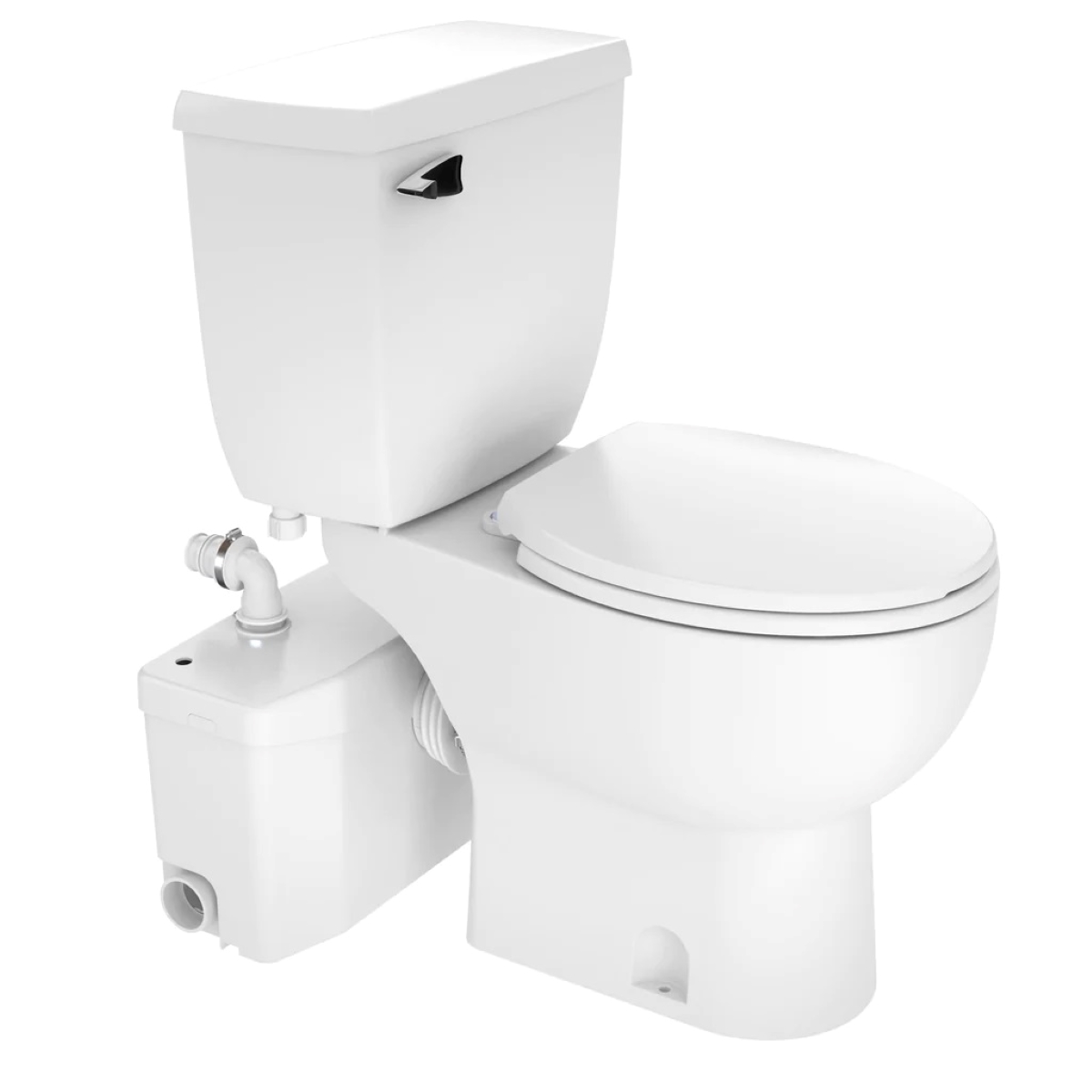 types of toilets - upflush white toilet