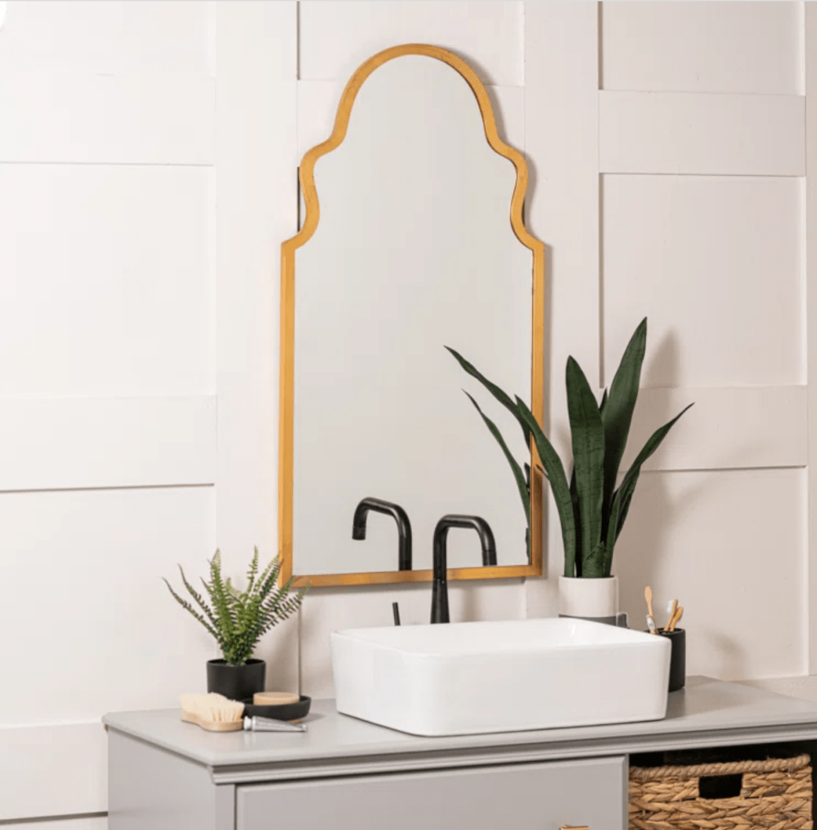 bathroom mirror ideas arch mirror