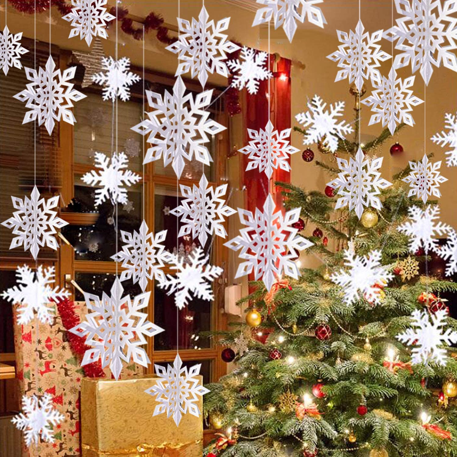 Amazon-christmas-decor-paper-snowflakes.