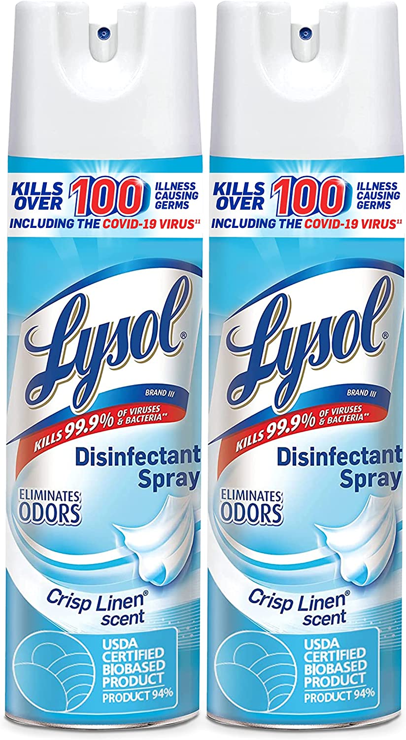 Amazon cold and flu lysol spray.