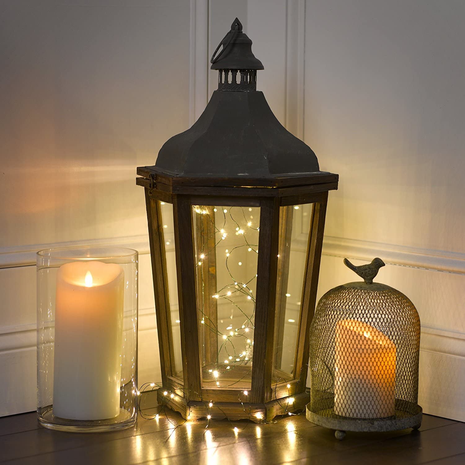Amazon winter decor ideas flameless candles