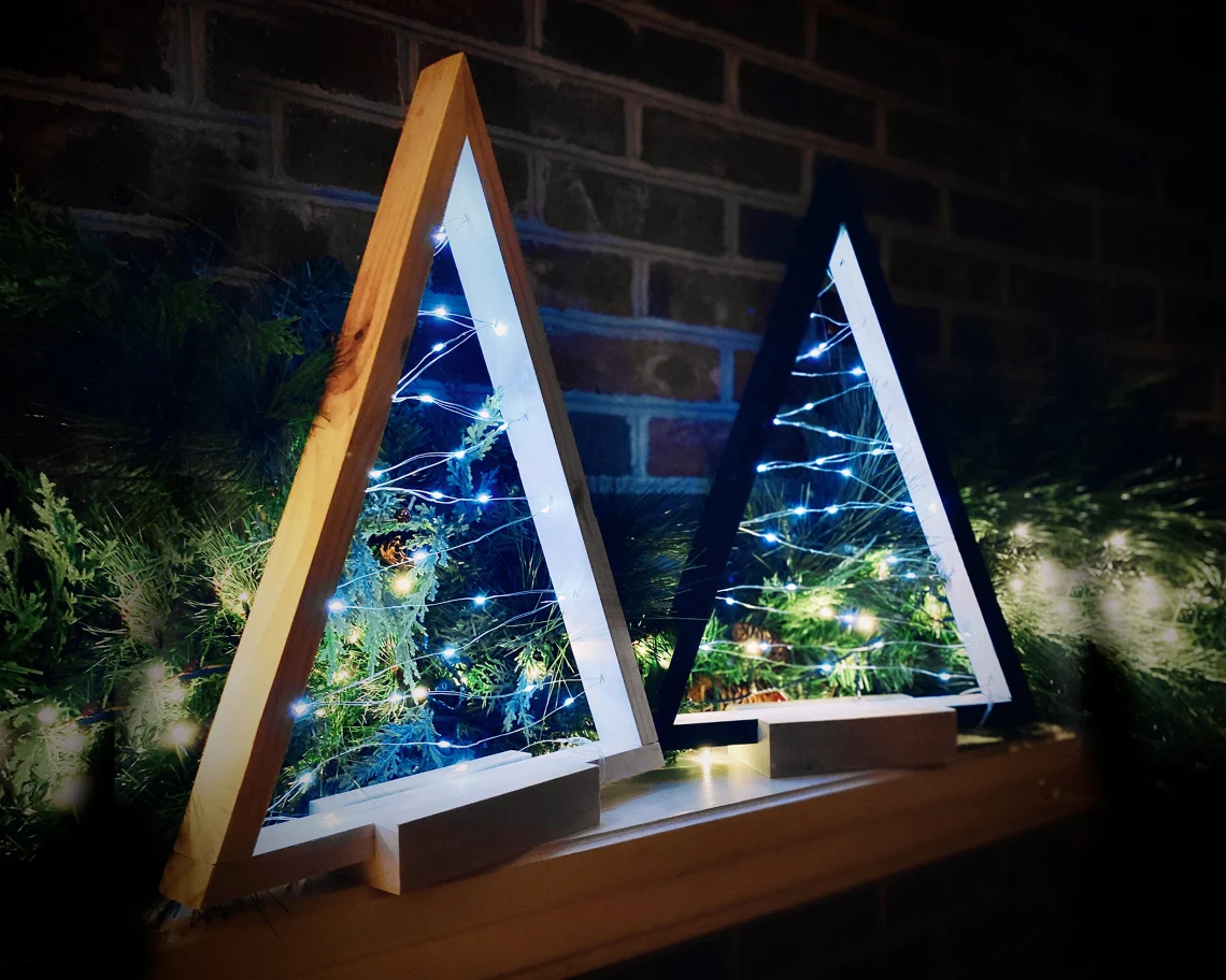 Etsy christmas tree alternatives LED