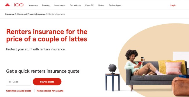 State Farm Renters Review - Homepage