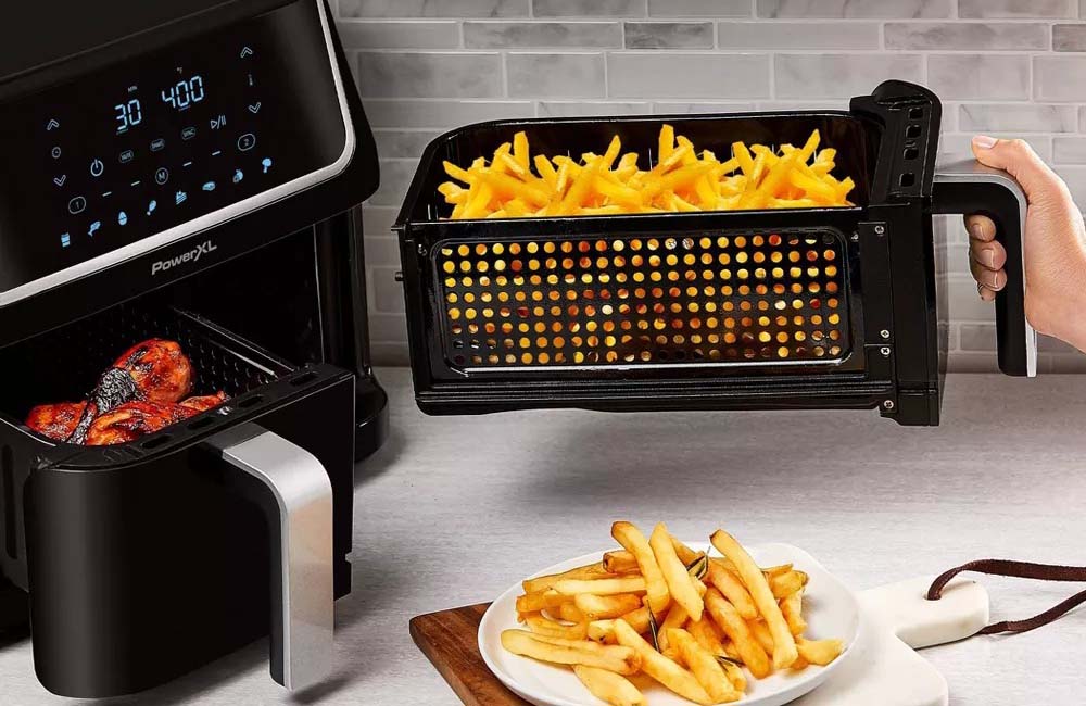 The Best Early Black Friday Deals at Target Option PowerXL 10-Quart Dual Basket Air Fryer