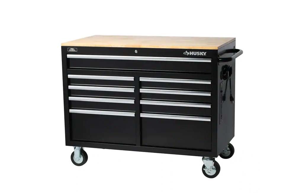 The Best Early Black Friday Deals at The Home Depot Option Husky 9-Drawer Mobile Workbench Tool Chest