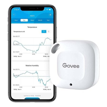  The Best Hygrometers Option: Govee Wireless Hygrometer Thermometer