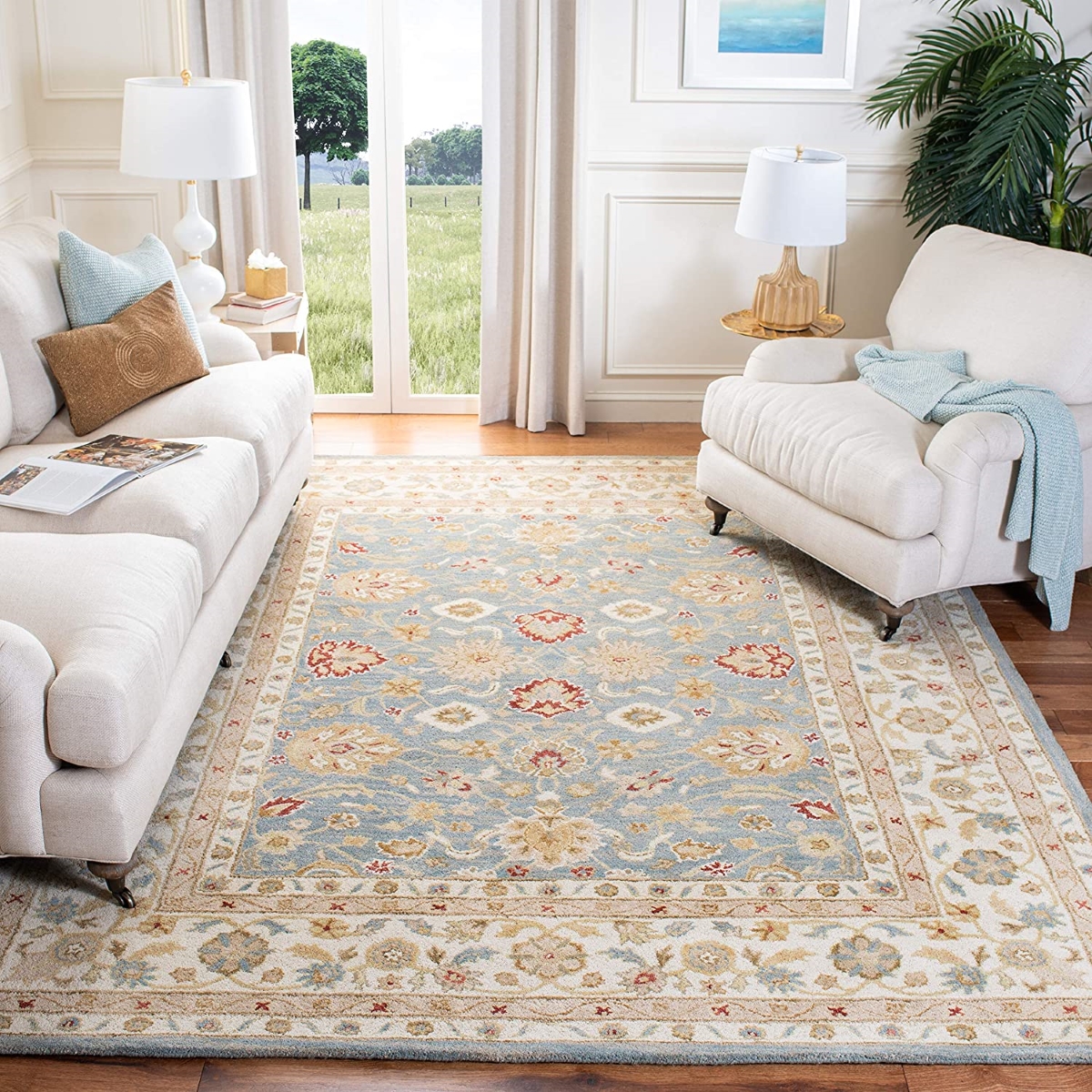 types of rugs - living room rug