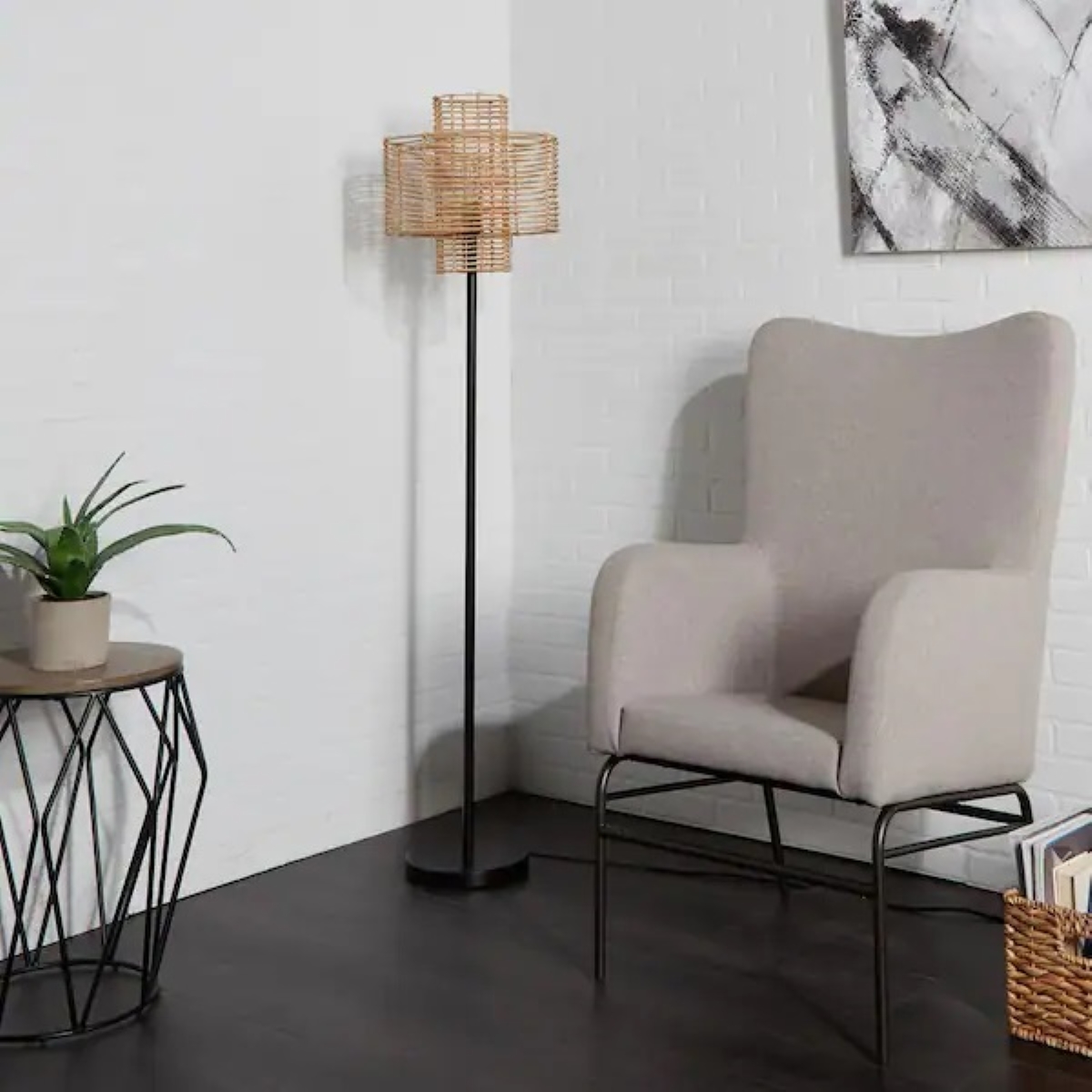 apartment decor ideas - gray chair