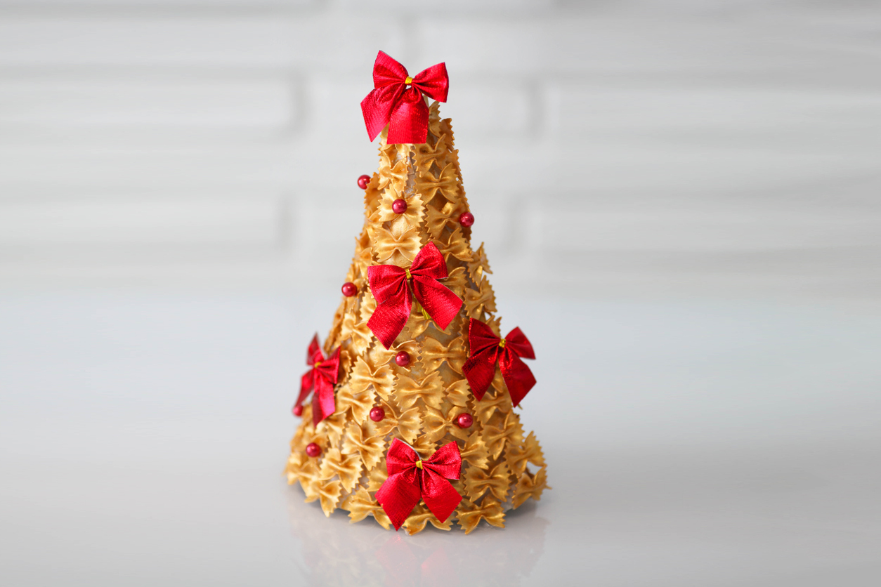 iStock-1288156975 christmas tree alternatives pasta tree