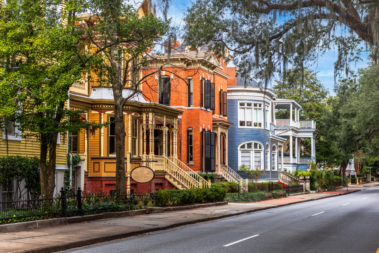 how to get your old house on the registry of historic places colorful townhouses in savannah