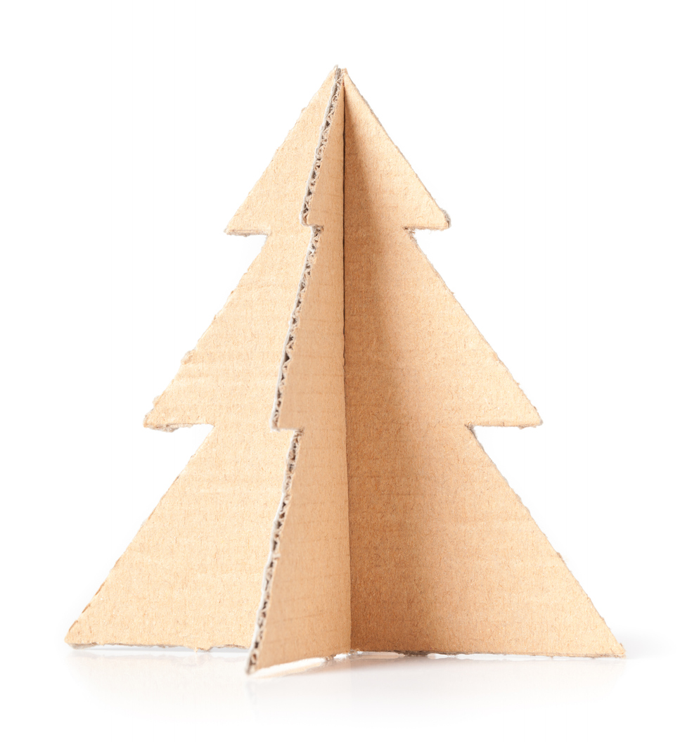 iStock-490925051 christmas tree alternatives cardboard tree