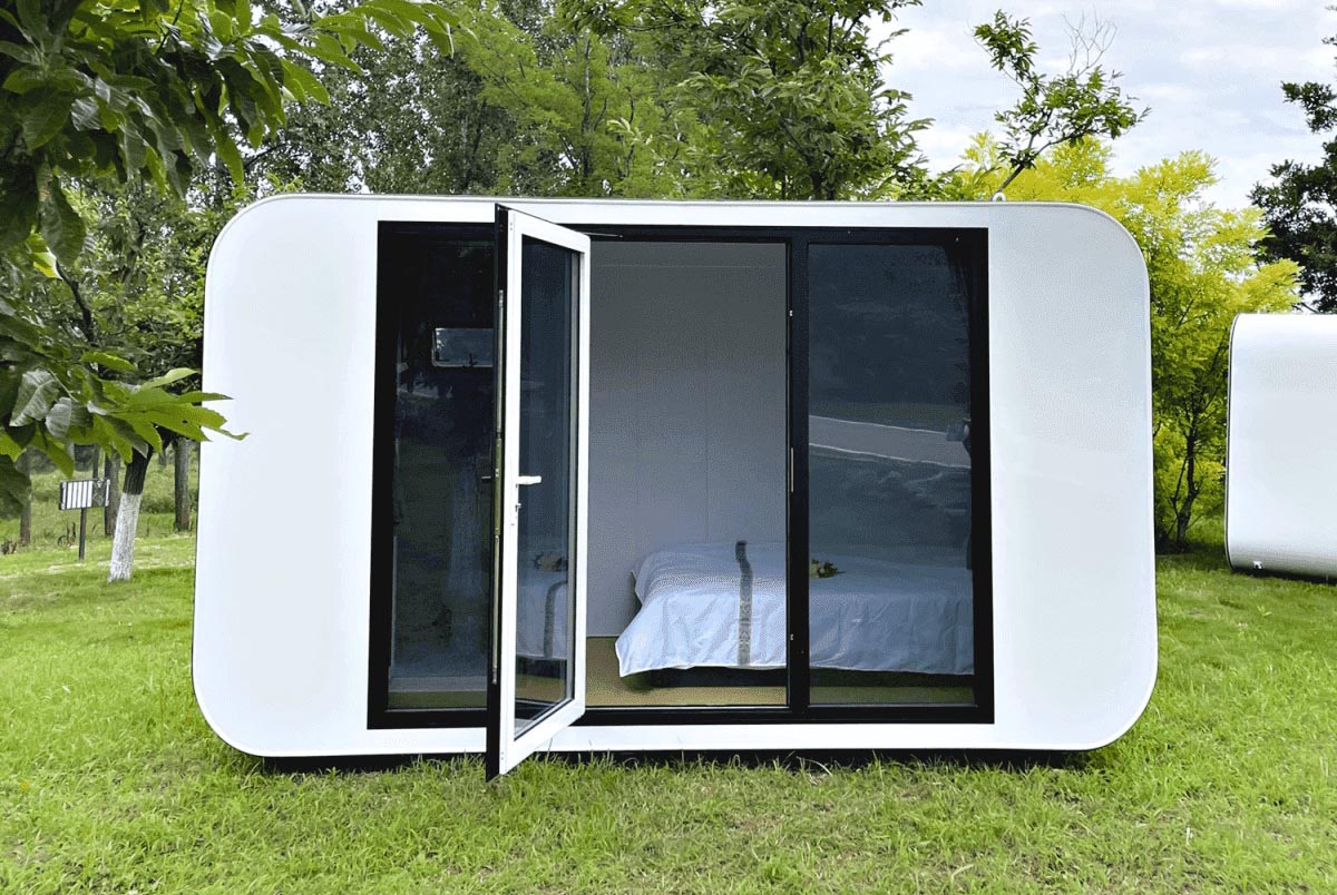 Kit Homes You Can Buy and Build Yourself Cherry Industrial Apple Cabin