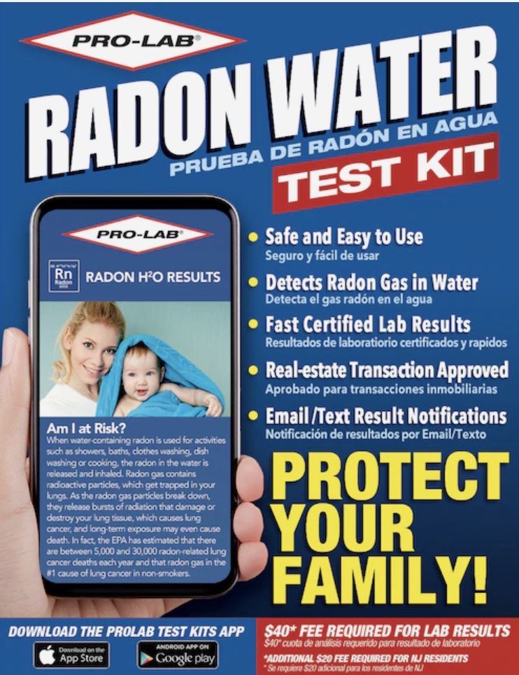 Lowes how to test for radon water test kit