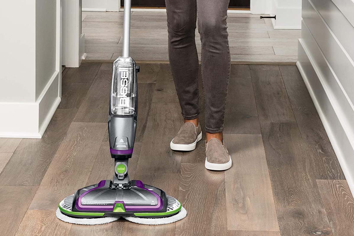 The Best Cleaning Products Option Bissell SpinWave Cordless Hard Floor Spin Mop