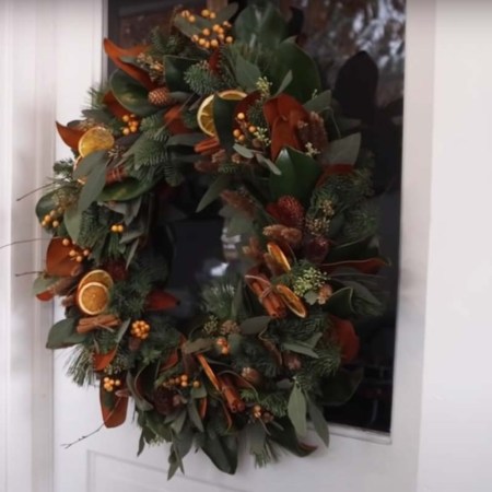 Creating a Festive Wreath With Natural Materials