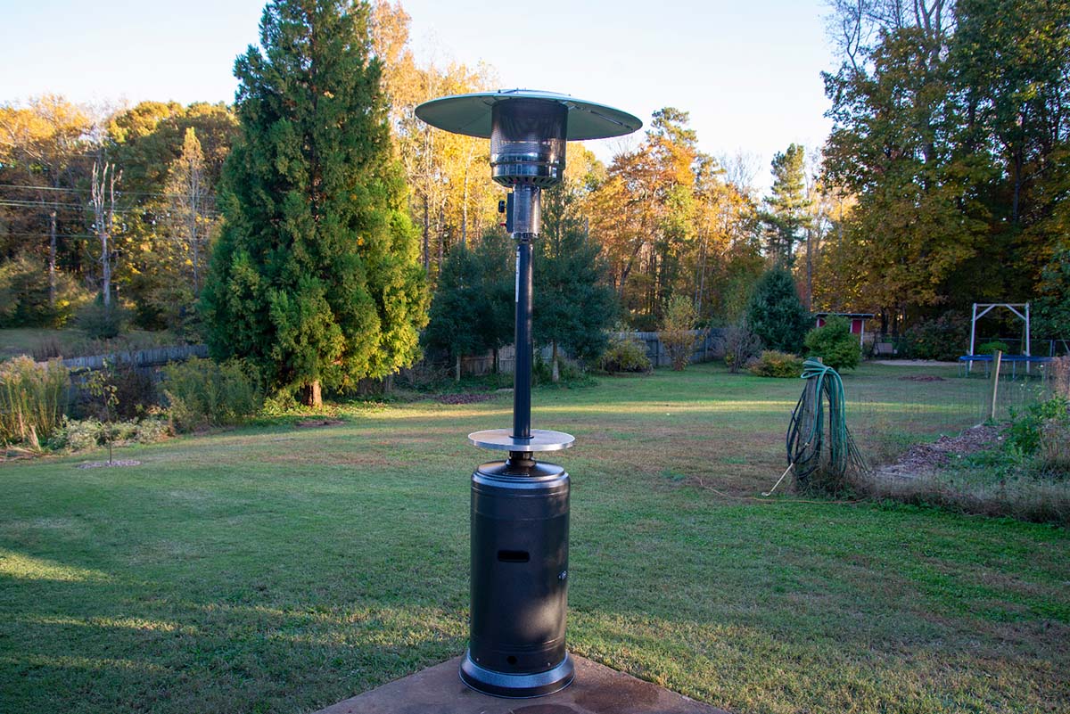 The Best Outdoor Living Product Option AZ Patio Heaters Tall Outdoor Patio Heater with Table