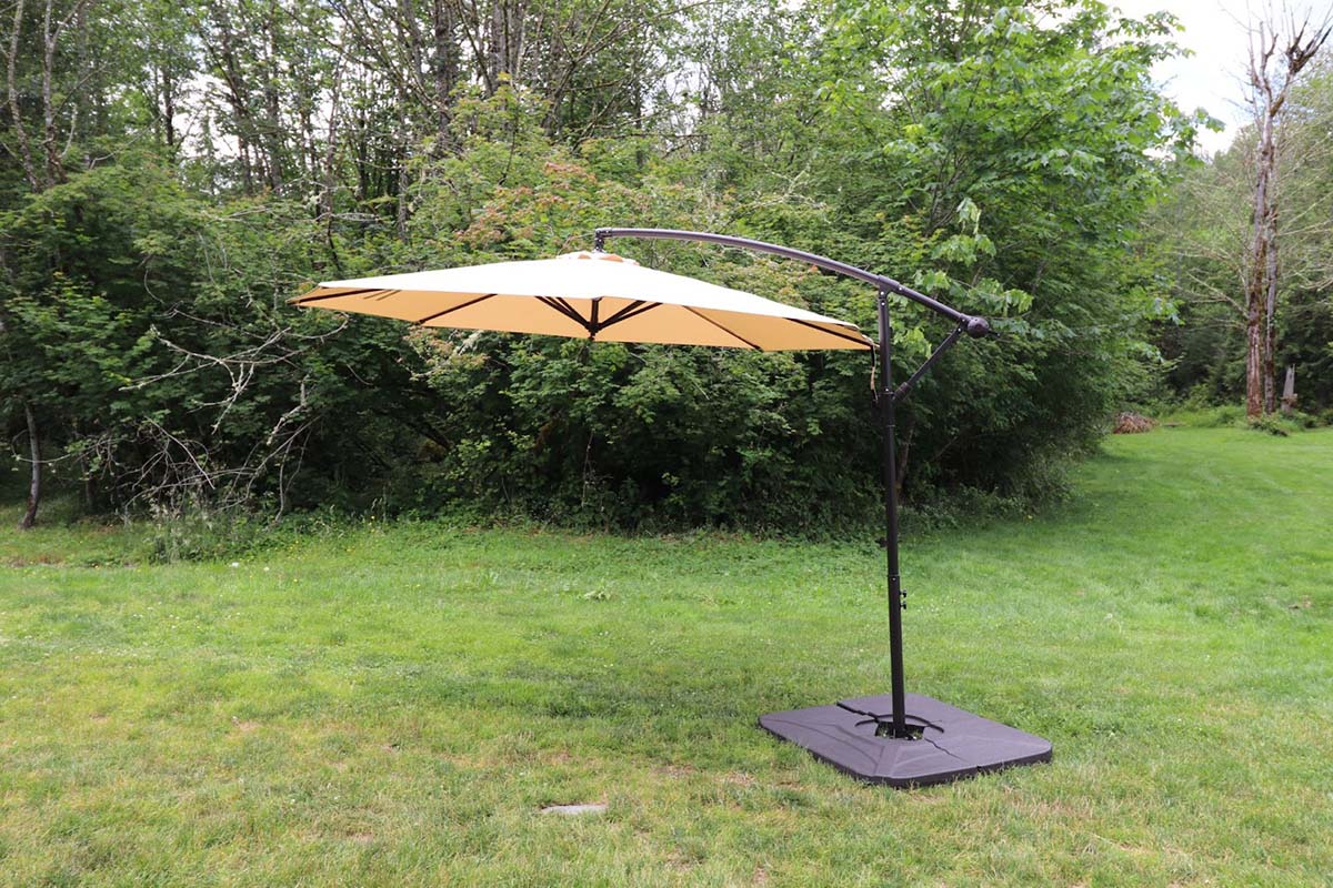The Best Outdoor Living Product Option Le Conte Metz 10-Foot Offset Hanging Patio Umbrella