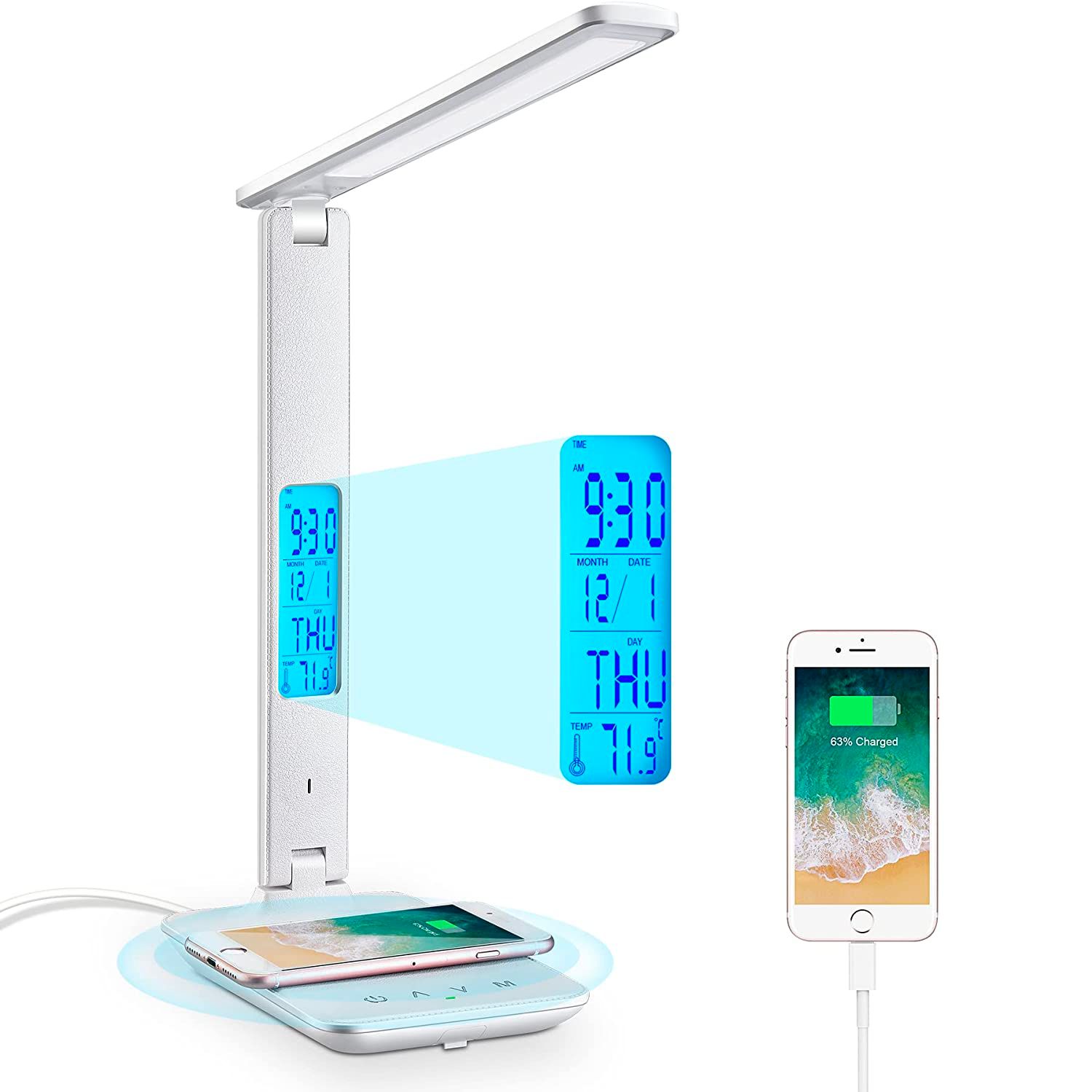 The Best Gifts for College Students: Wireless Charger Desk Lamp