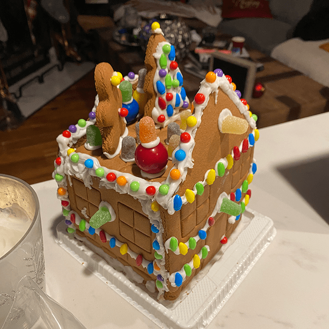 gingerbread house real estate listing - ally